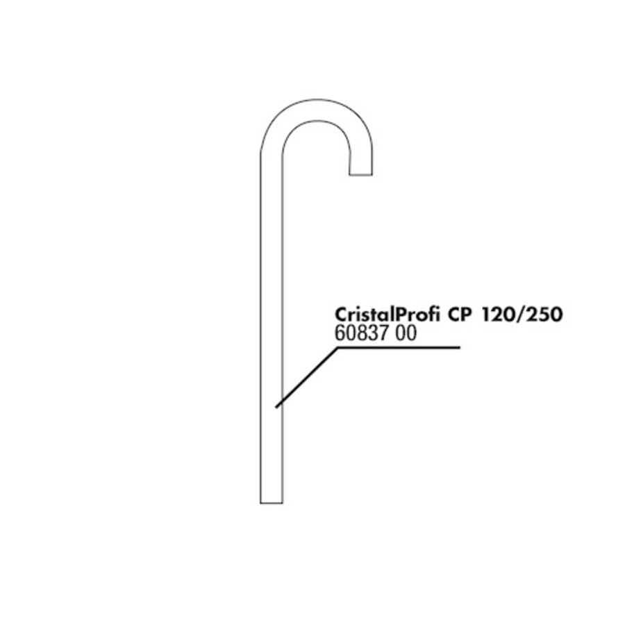 U-vormige pijp ingang/uitgang 12/16MM