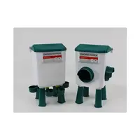 Drinker en Feeder set, 11,5 liter met watercups en 7,5kg voerbak