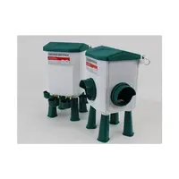 Drinker en Feeder set, 11,5 liter met watercups en 7,5kg voerbak