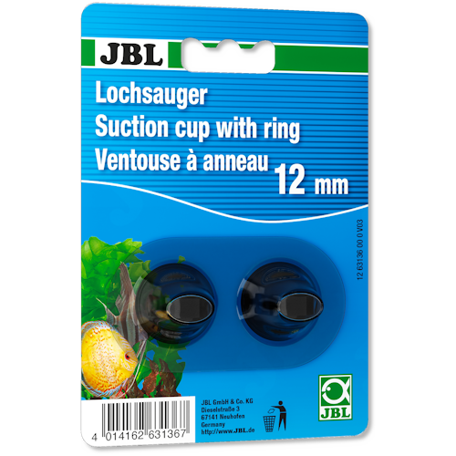 JBL Zuignap met gat 12MM