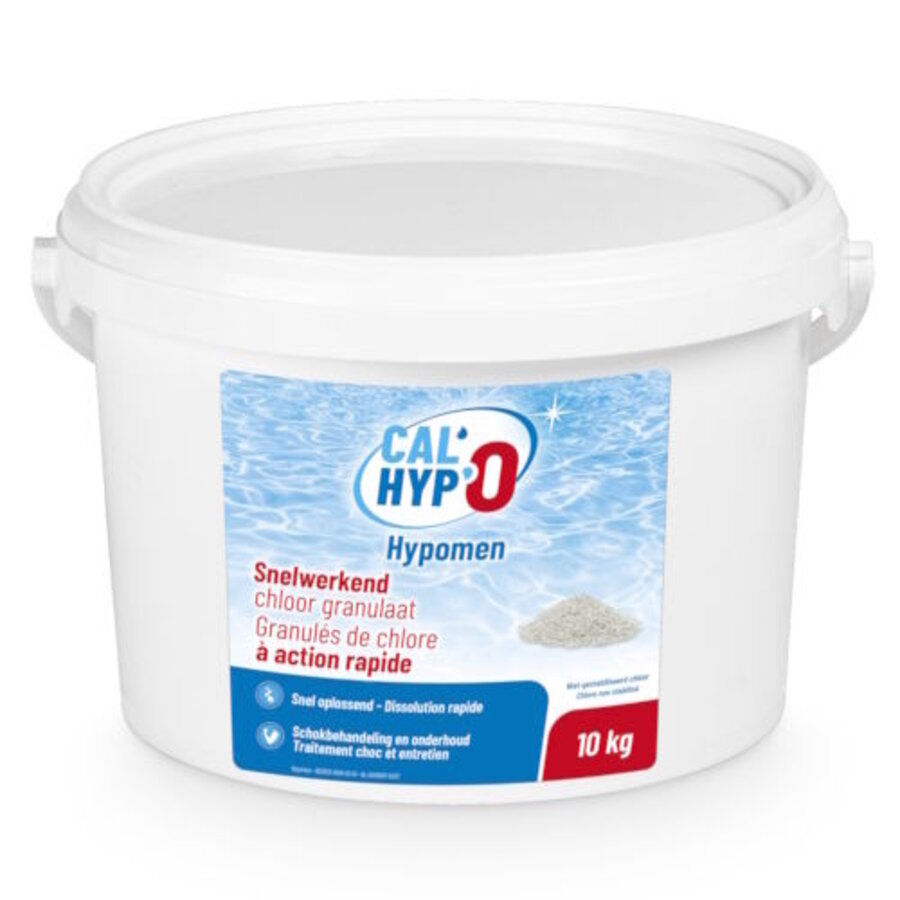 Hypomen Snelwerkend Chloor Granulaat - krachtige desinfectie voor zwembadwater
