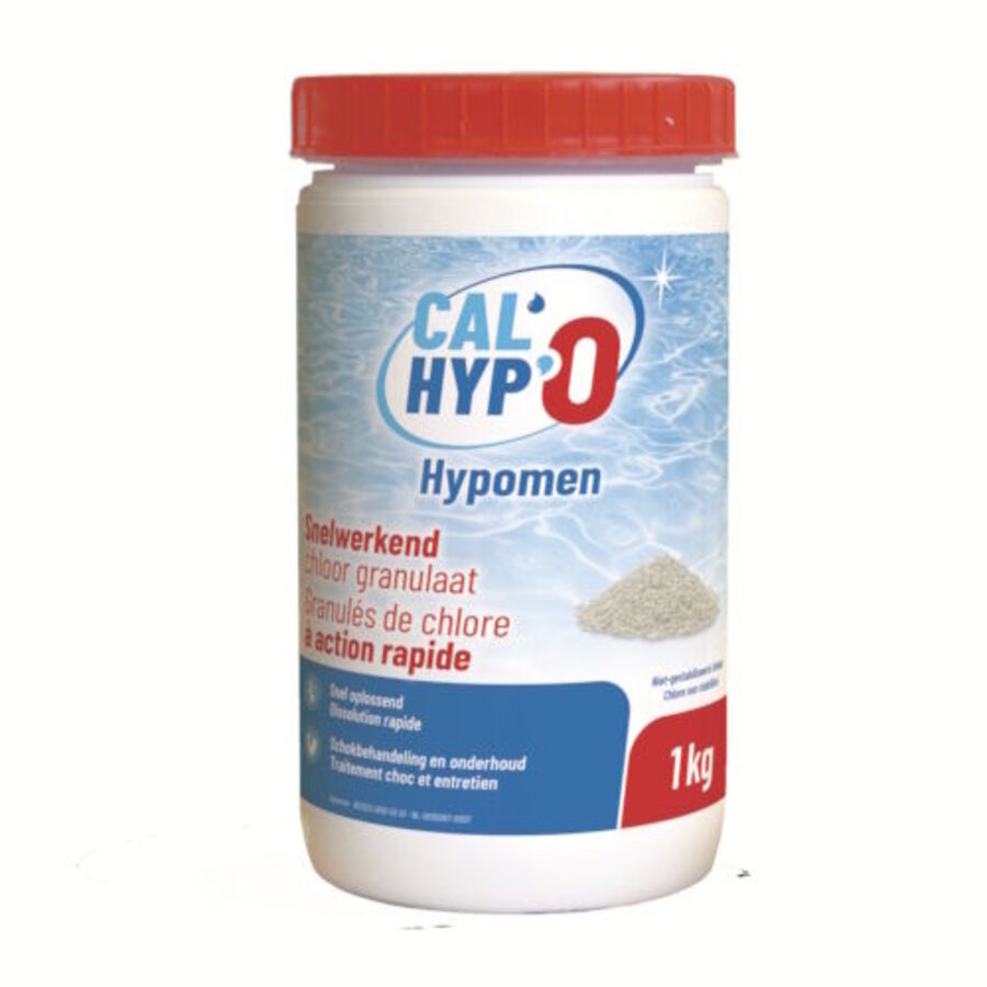 Hypomen Snelwerkend Chloor Granulaat - krachtige desinfectie voor zwembadwater