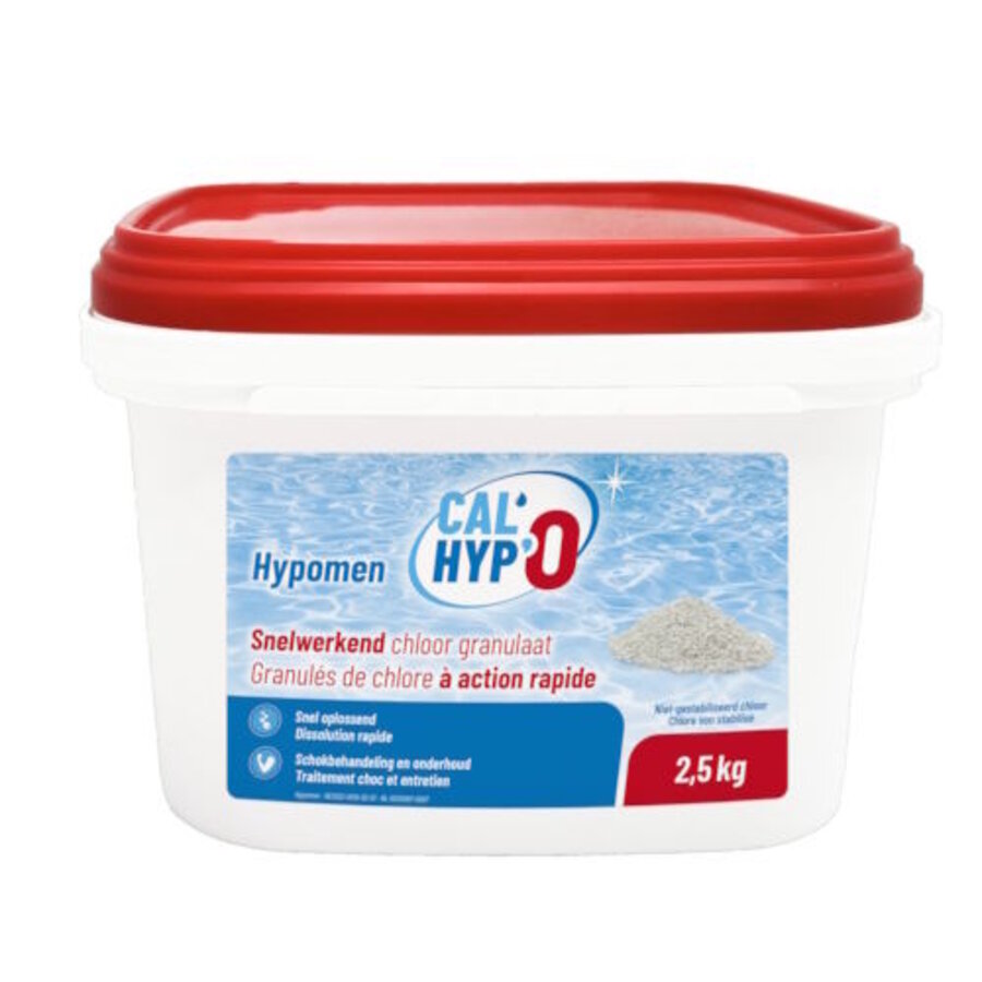 Hypomen Snelwerkend Chloor Granulaat - krachtige desinfectie voor zwembadwater