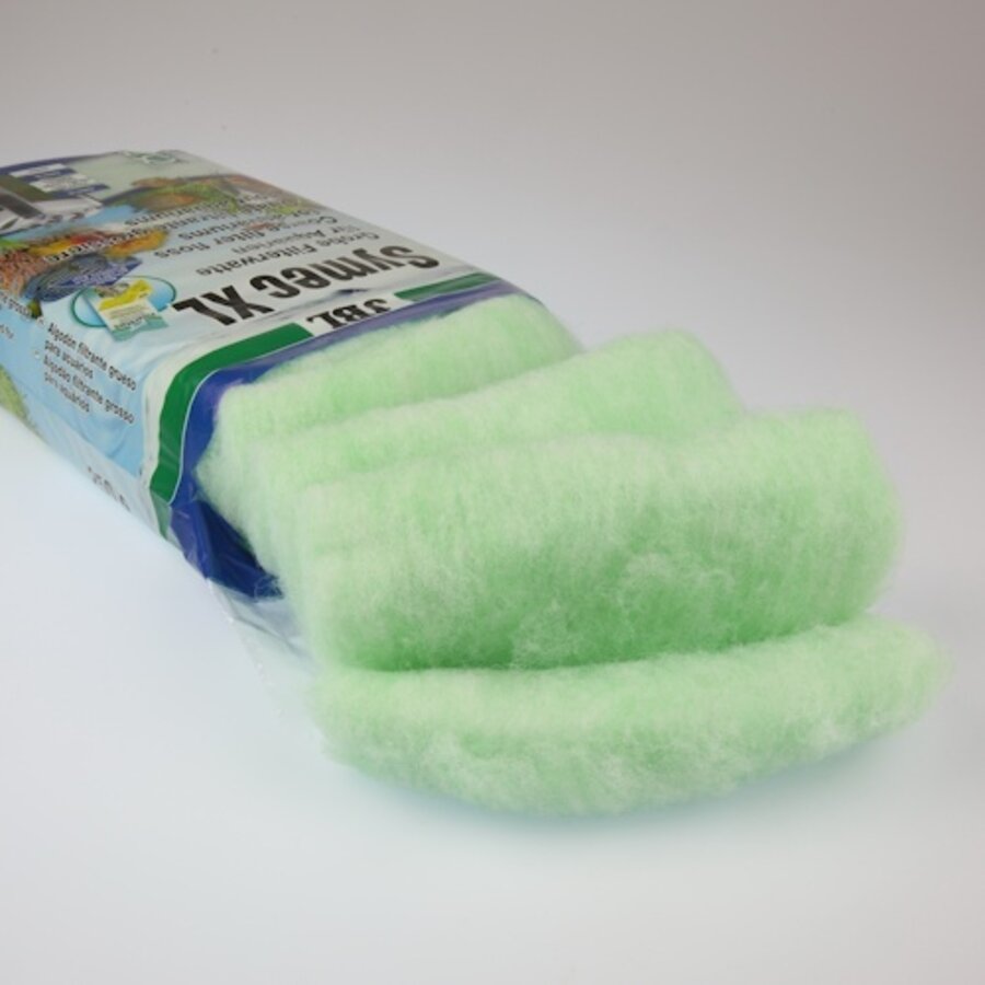Symec XL Filterwatten 250 Gram Groen
