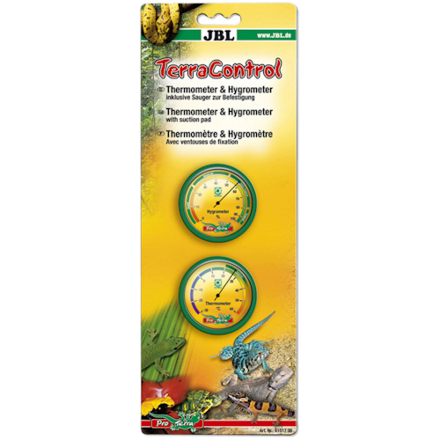 TerraControl thermo hygrometer voor terrarium temperatuur en luchtvochtigheid