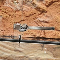 Slot voor terrariumruiten voor glazen schuifdeuren 3-6 mm