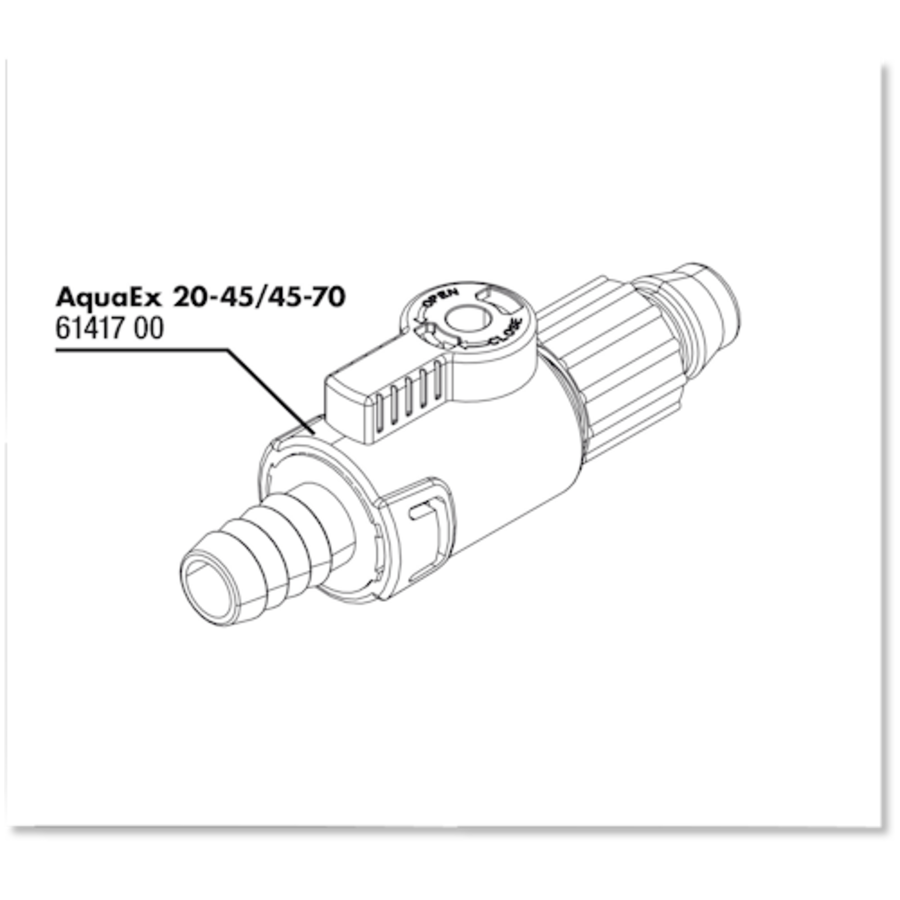 AquaEx 20-45/45-70 Afsluitkraan