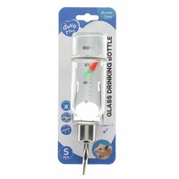 Glazen drinkfles voor knaagdieren