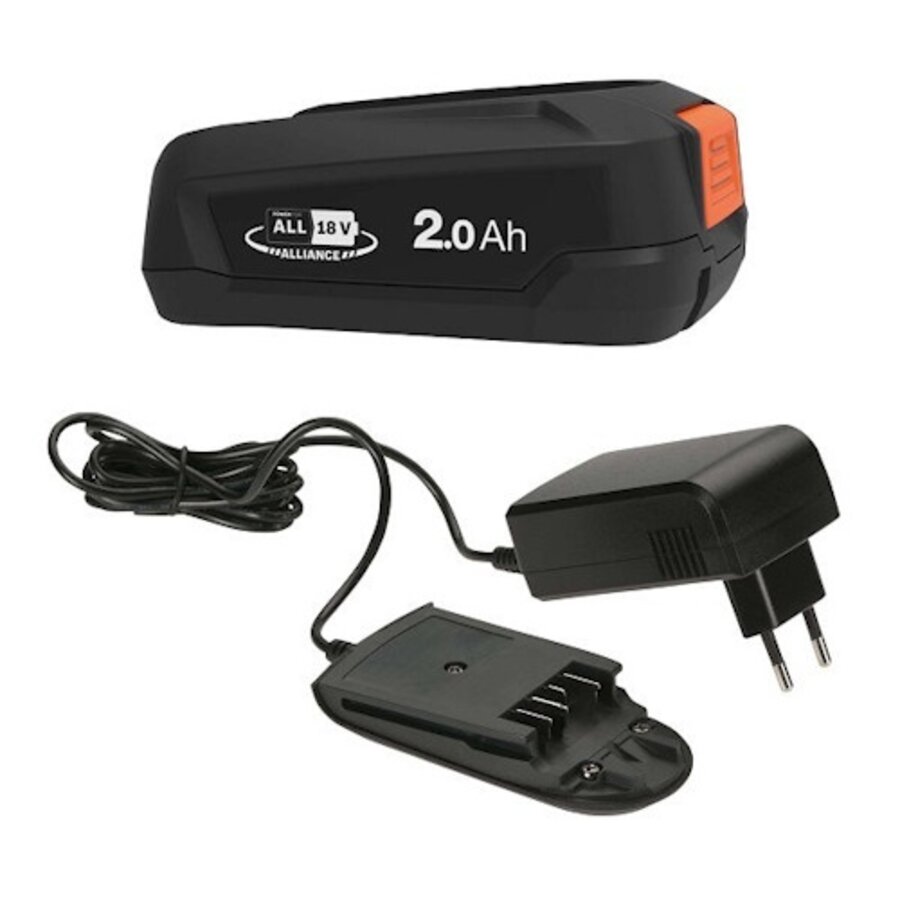 Starterkit P4A systeemaccu 18V/36 2.0Ah met AL 18V-20 lader voor POWER FOR ALL tuinmachines