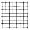 19x19x1.65mm, rol 25 x 1.00 meter ZWART