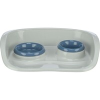 Kunststof katten Voer/Waterbak-Set