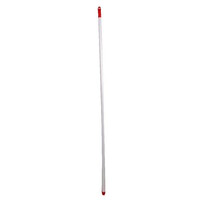 Metalen steel wit met Duits schroefdraad | 140 cm