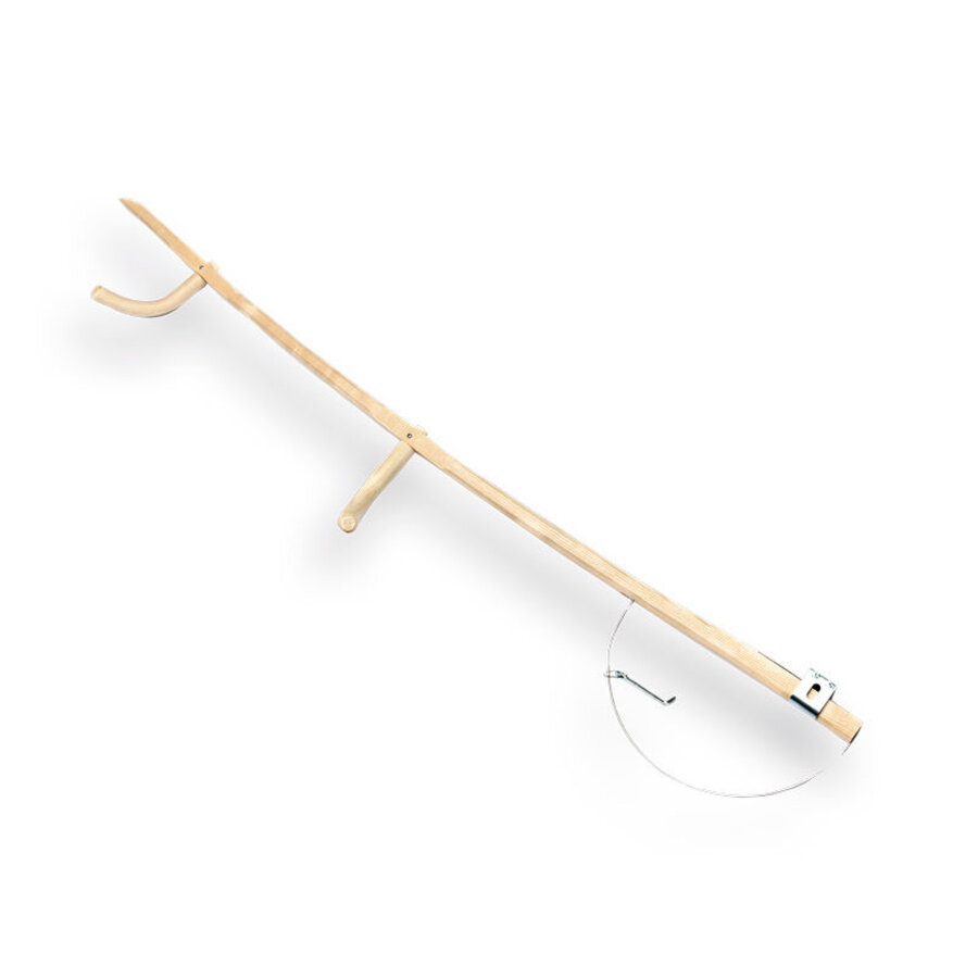Zeisboom hout gebogen, compleet met beslag, 175 cm