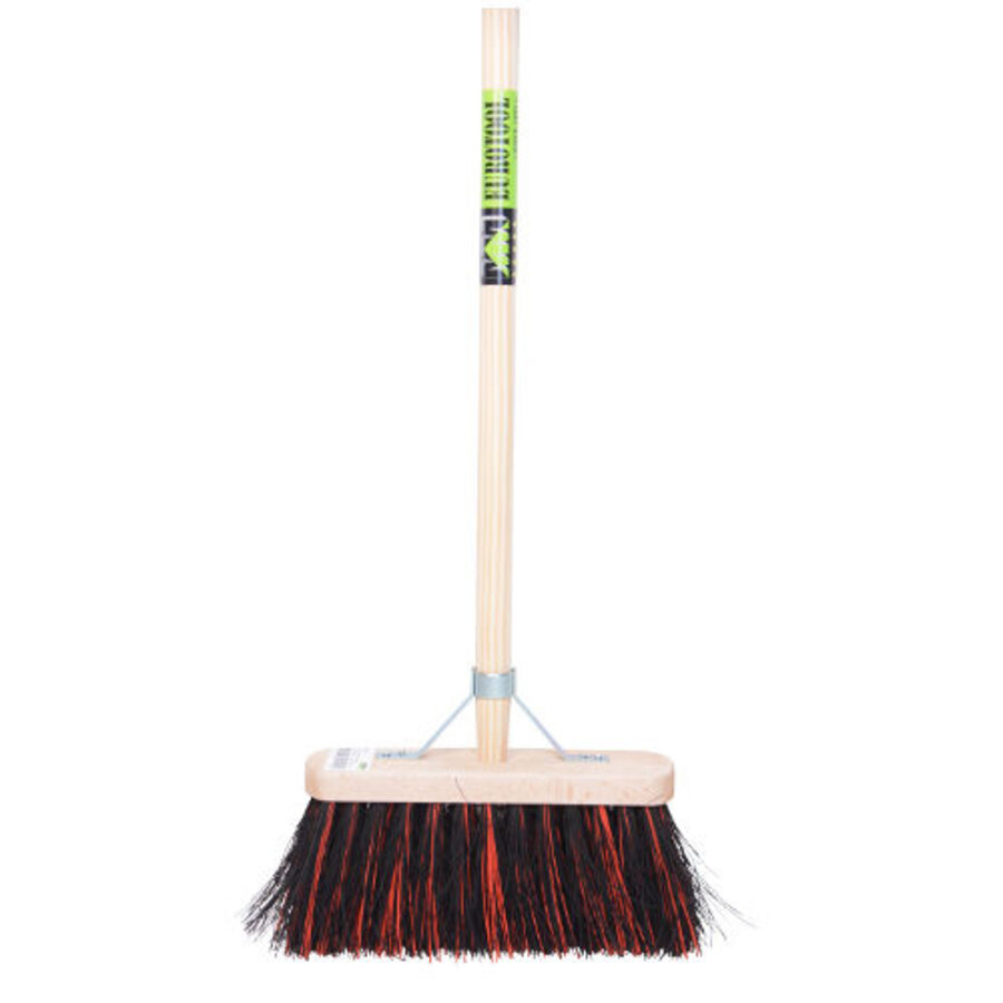 Straatbezem bassine en PVC 29 cm met steel 150 cm