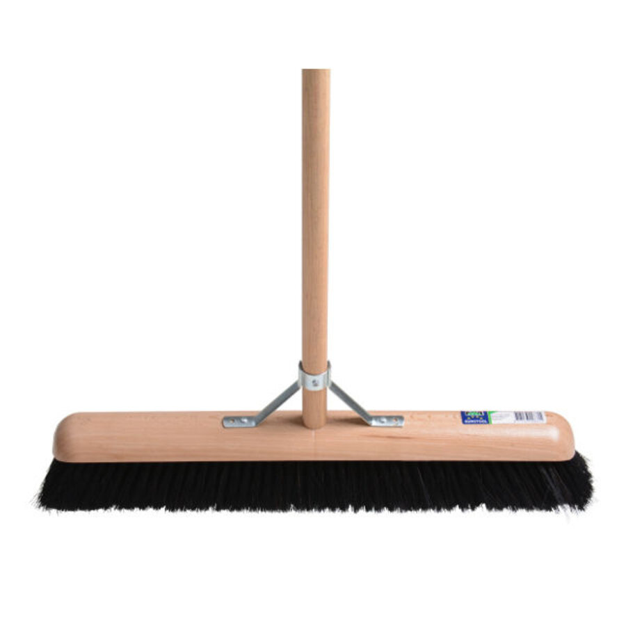 Kamer-/Zaalveger FSC 40cm met steel 150cm