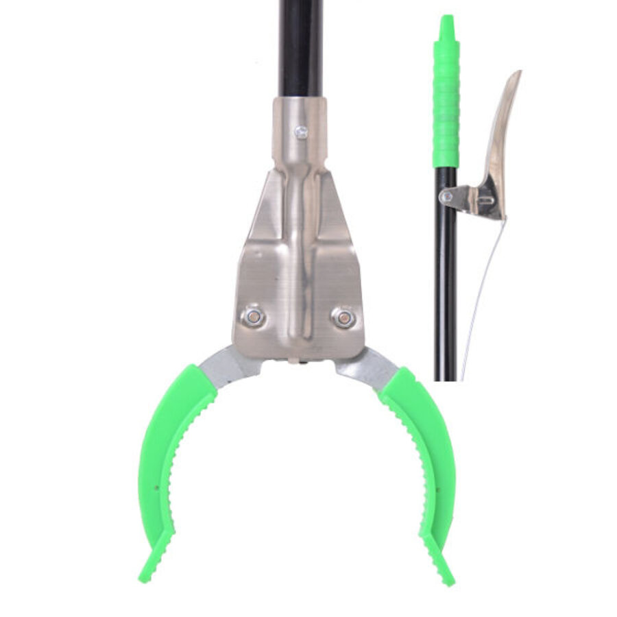 Zwerfvuilgrijper met metalen greep