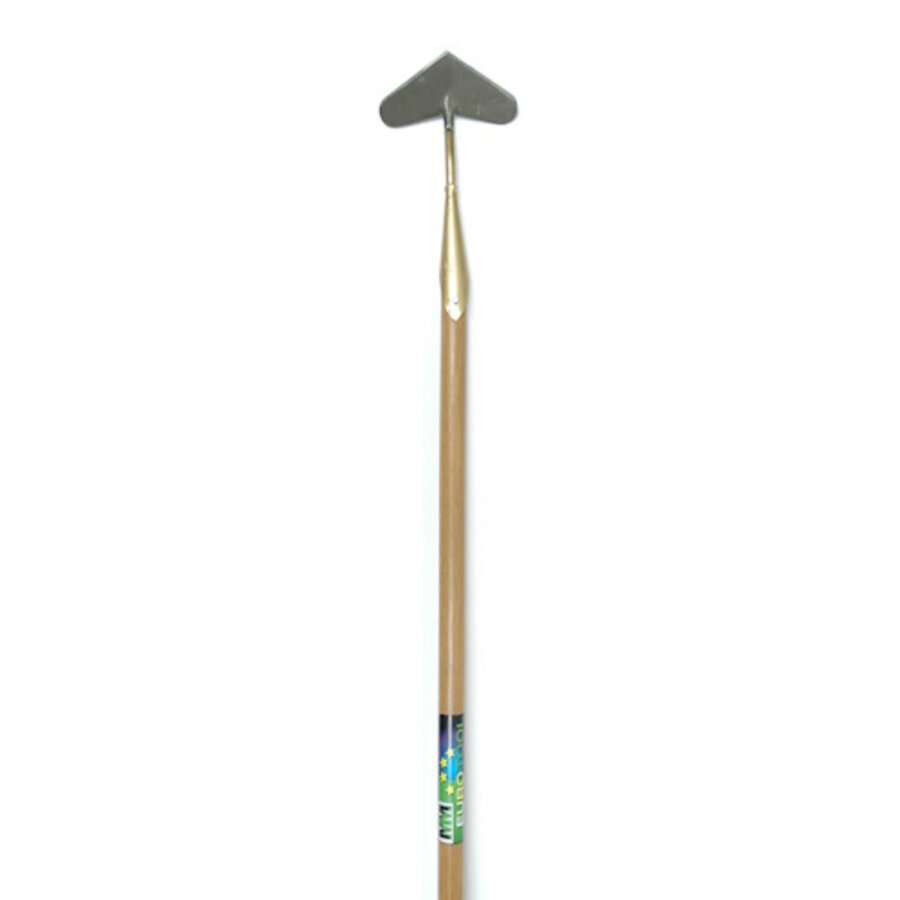 Gesmede hartschoffel 20 cm met steel 170 cm