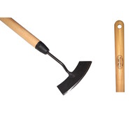 Ronde schoffel gesmeed 14 cm met essen steel 140 cm