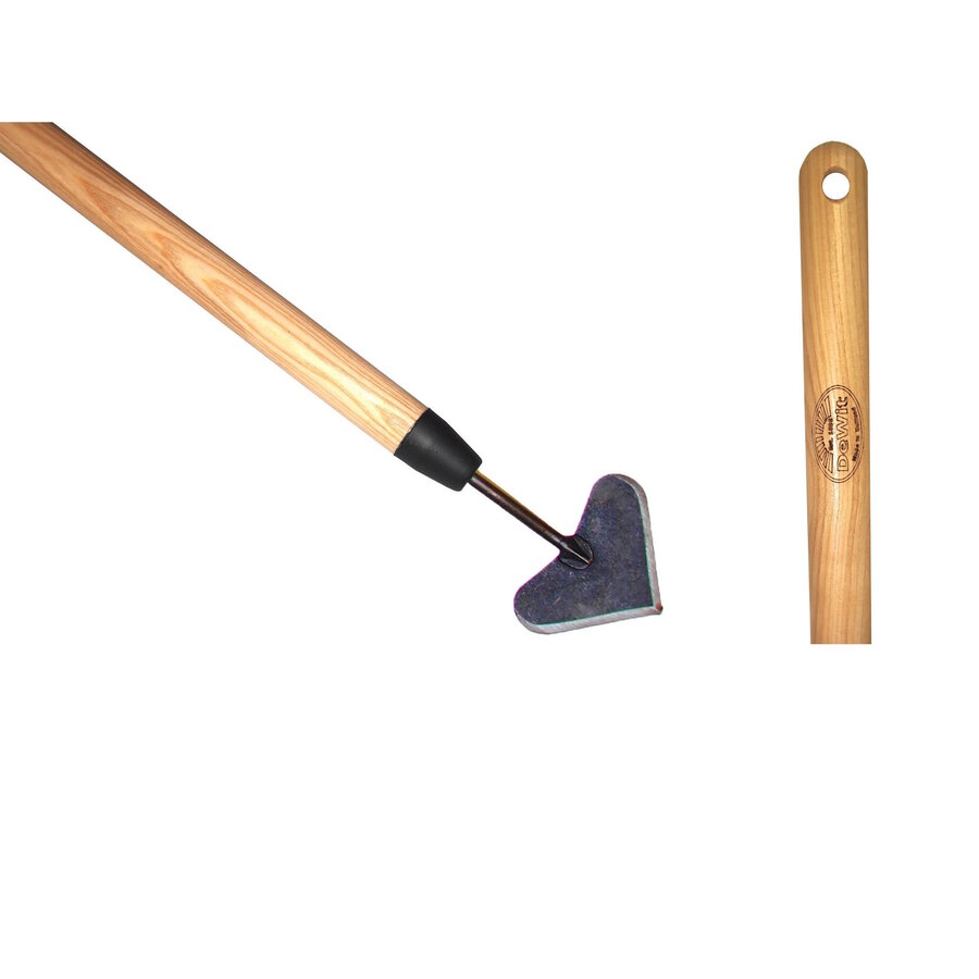 Gesmede hartschoffel 14 cm met essen steel 140 cm