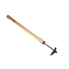 Handhak halve maan gesmeed 10cm essen knopsteel 48cm