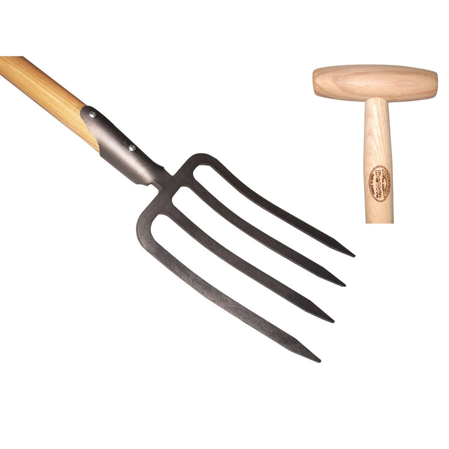 Spitvork 4 Tands Met Dul Essen Steel 80 Centimeter