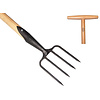 Grasmat Herstelvork 4 Tands Essen Steel 90 Centimeter