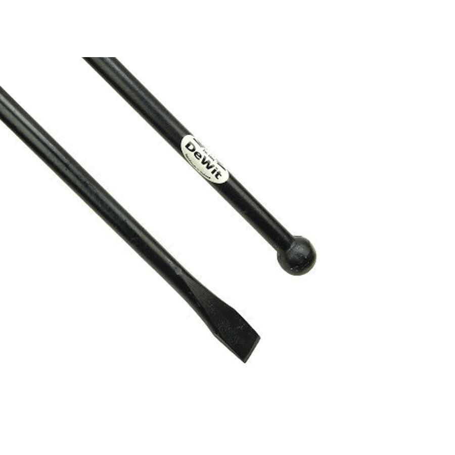 Stootijzer 180 x 2,8 Centimeter Met Knop En Beitel