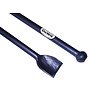 Stootijzer 1200 x 28mm ronde bek en knop