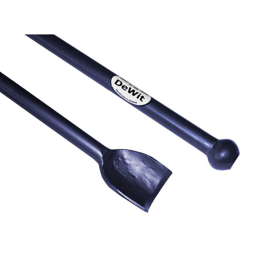 Stootijzer 1200 x 28mm ronde bek en knop