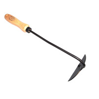 Handhak halve maan gesmeed 14cm essen handvat 14cm
