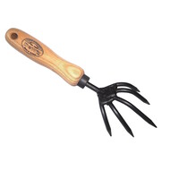 Handklauw met 5 gebogen tanden en essen handvat |14 cm