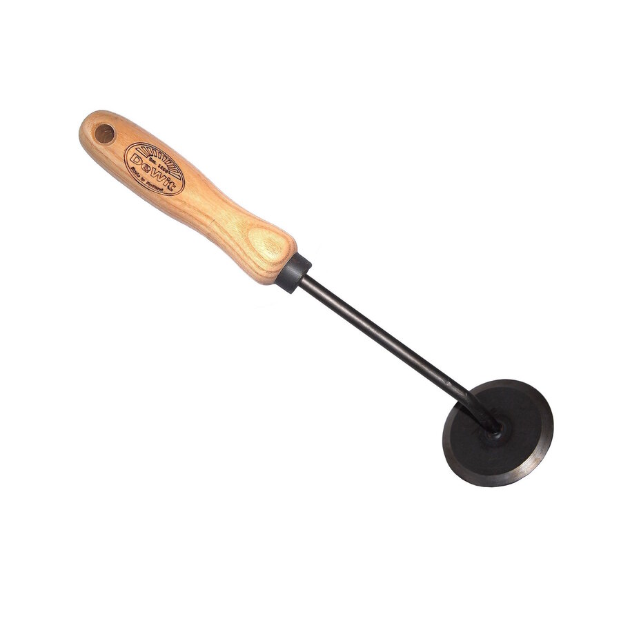 Rondschoffel en discusschoffel met essen handvat | 14 cm