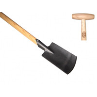 Handspade Met Essen T-steel 80 Centimeter