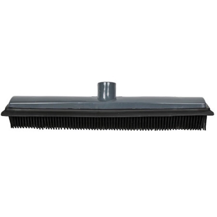 Rubberbezem 31 cm zonder steel met watertrekker