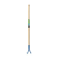 Kinder tuinkrabber met 3 tanden compleet met steel | 76 cm