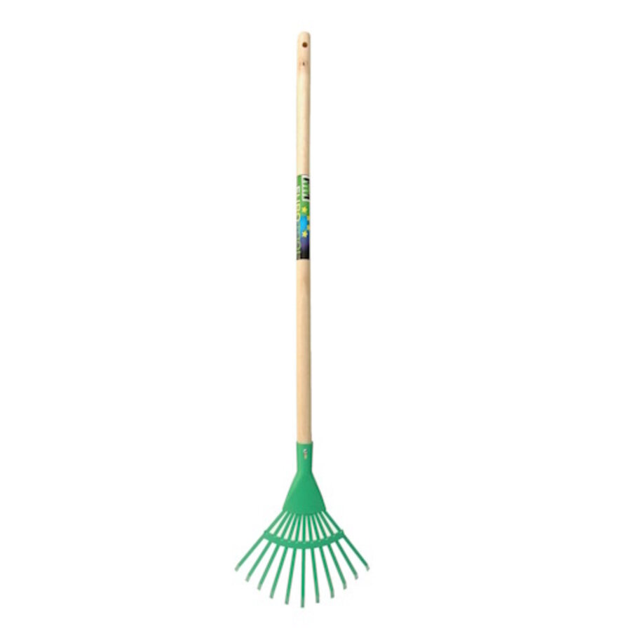 Kinder-gazonhark compleet met steel 76 cm | werkbreedte 25 cm