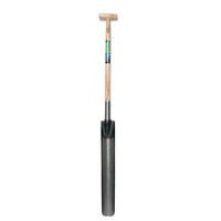 Draineerboor spade, met essen steel 60cm