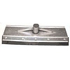 Mestschuif -RVS- 40cm -met canvasgummi