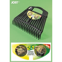Bladgrijper set van 2 stuks met 2-in-1 kliksysteem zwart