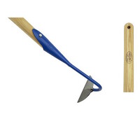 Hak gesmeed blauw met steel 170cm