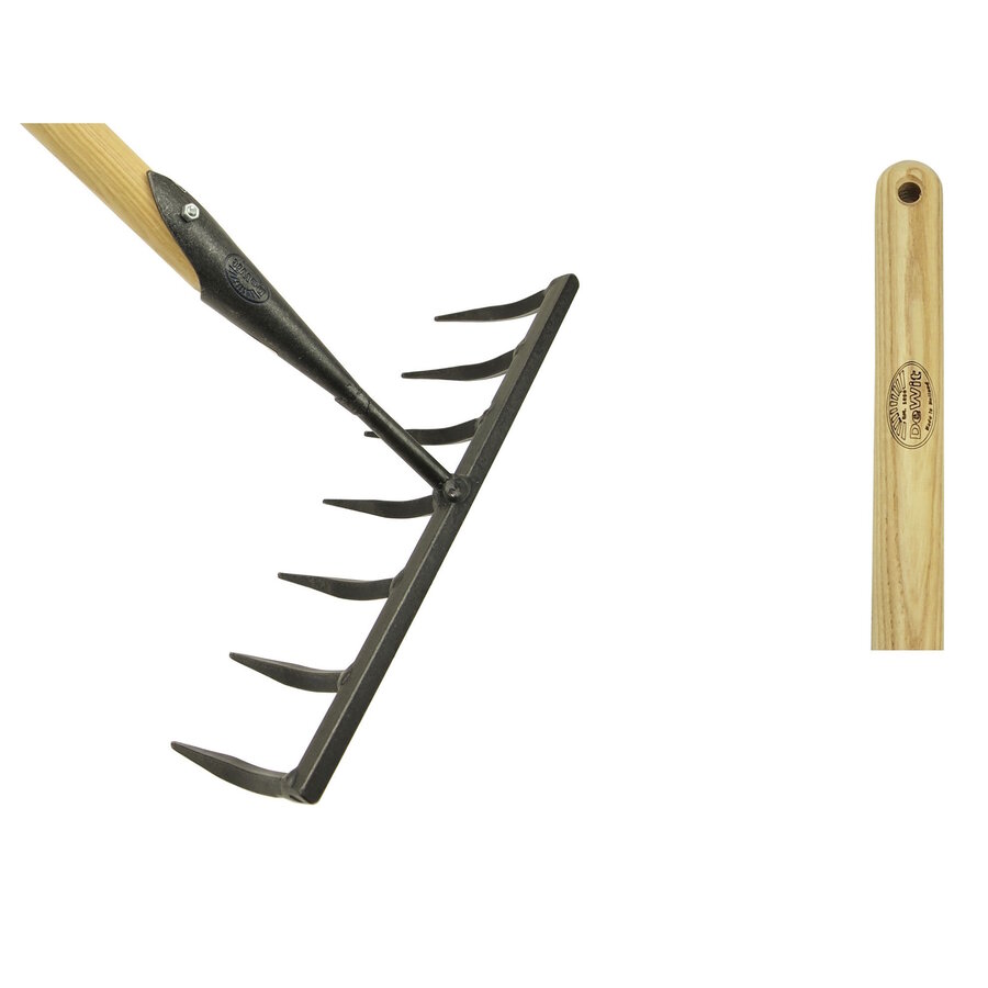 Zaadhark 7 Tands Rond Met Essen Steel 170 Centimeter