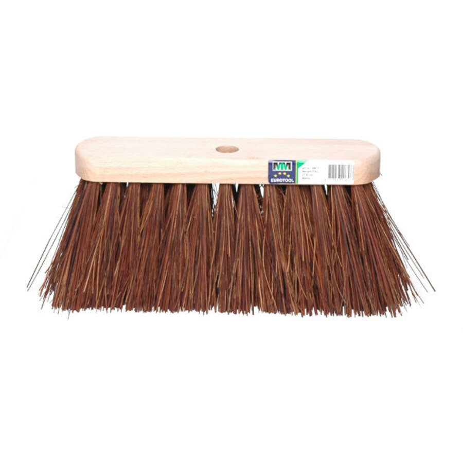 Straatbezem FSC 29 cm met 100% bahia natuurvezels