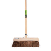 Stadsbezem 46 cm met FSC-steel 140 cm en stokhouder