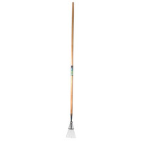 Professionele gazonhark met 8 ronde tanden en steel 160 cm