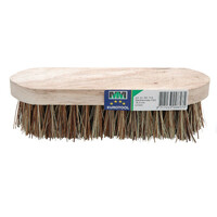 Werkborstel met harde natuurvezels en FSC-hout | 19,5 cm