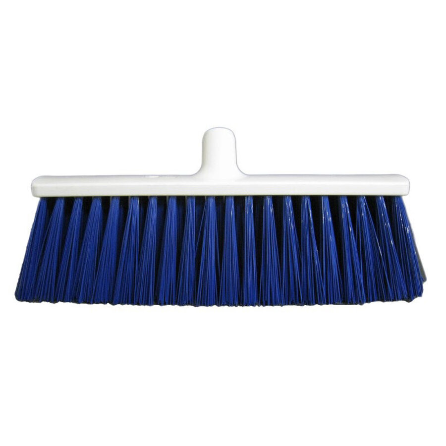 Hygiënische straatbezem blauw 40 cm voor professionele reiniging