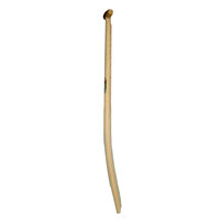 Sterk gebogen essen schopsteel met doorgestoken hilt 100 cm
