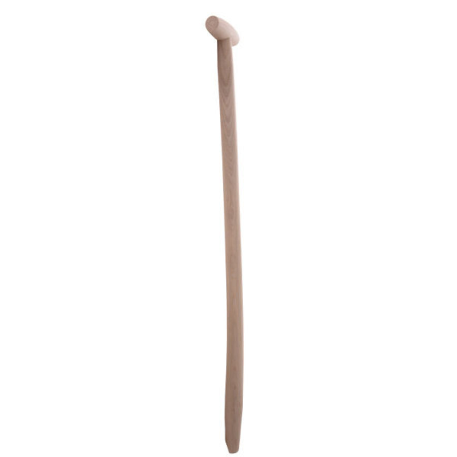 Schopsteel van essenhout rond 100 cm voor schoppen en spades
