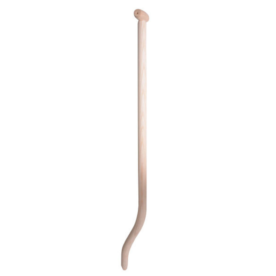 Schopsteel van essenhout extra dubbel gebogen 110 cm