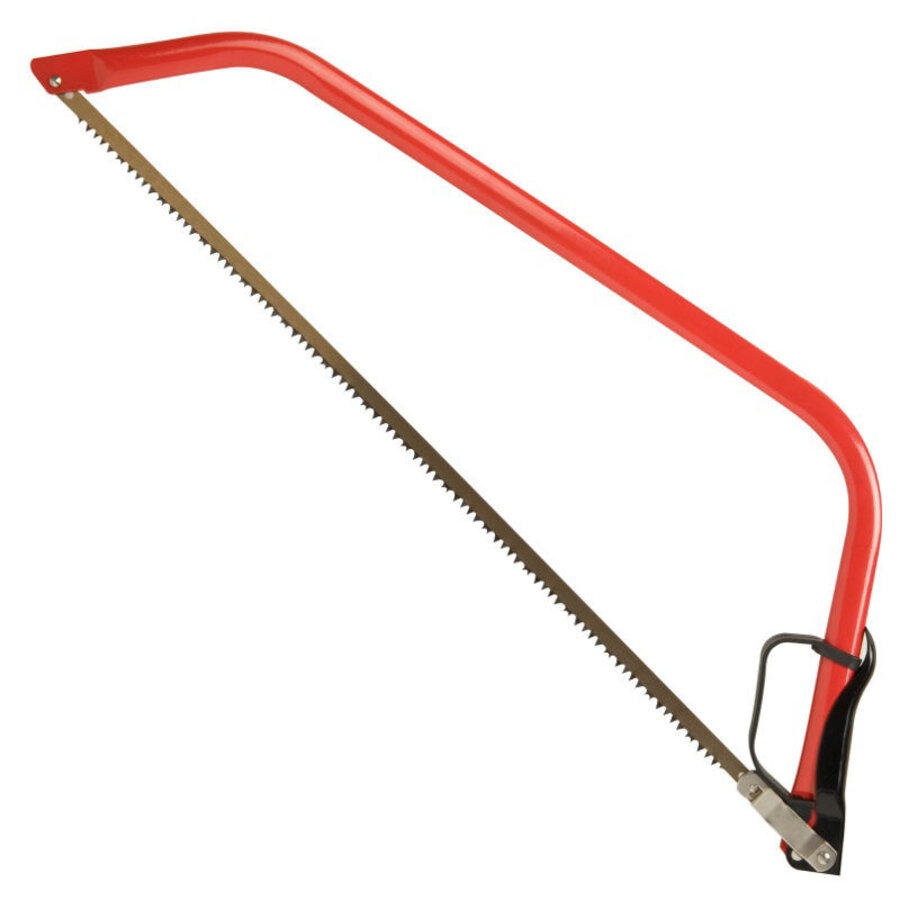 Beugelzaag 76 cm compleet met grof zaagblad voor vers hout